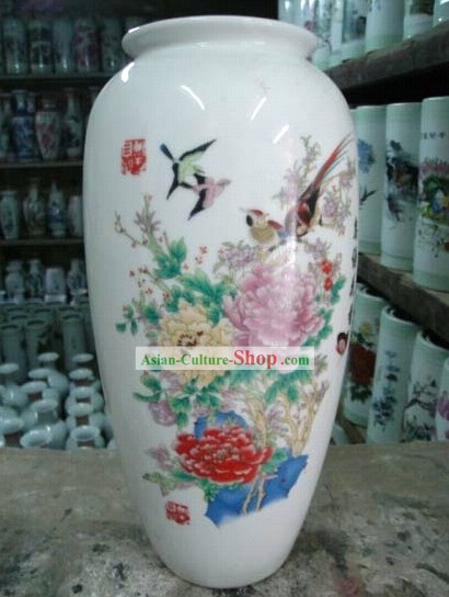 Chinese Classic Jing De Zhen Ceramic Lotus Flower Receptacle