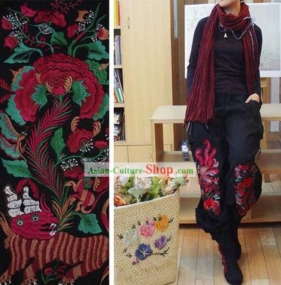 Supreme Chinese Traditional Warm Kylin Baumwolle und Flachs Hosen für Frauen