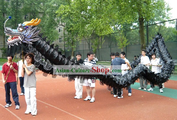 Chino clásico Shinning Equipos Dragon Dance Juego Completo (negro)