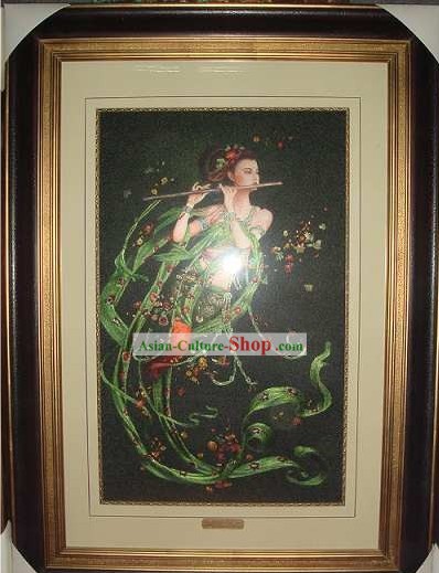 Supreme Chinese All Hand Embroidery Handicraft - Flying Fairy 1