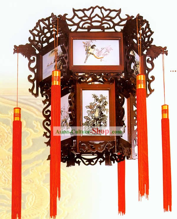 中国の古典の宮殿の天井のランタン
