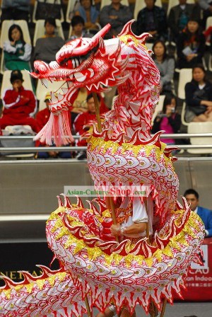 Профессиональные китайского Световой Dragon Dance оборудование Комплекте (красный, свечение в темноте)