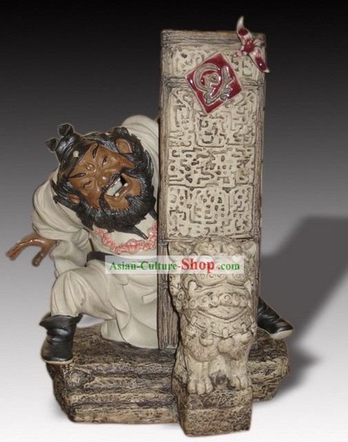Chinois classique Shiwan Statue Céramique Collection des Arts -