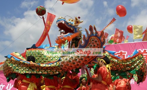 Верховный традиционный китайский танец дракона оборудование Комплекте (Золотая Броня Дракона орган)