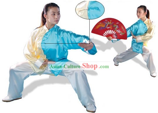 女子の中国専門太極拳男性と女性原理の制服
