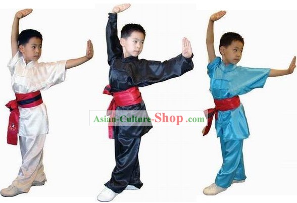 Chinese Professional Kung Fu Practice Uniform for Children