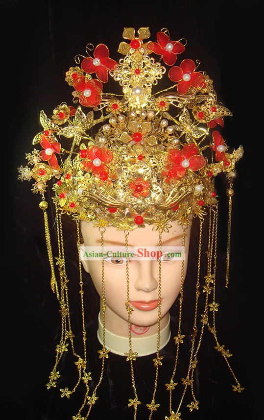 Chinese Classical Empress Festival Celebration Hair Decoration Complete Set