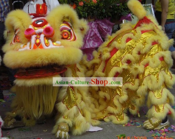 Glücklich Festival Celebration Lion Dance Kostüme für Kinder-Komplettset