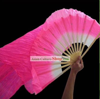 Traditional Chinese Long Silk Fan