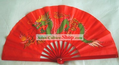 Chinese Traditional Martial Arts Red Fan
