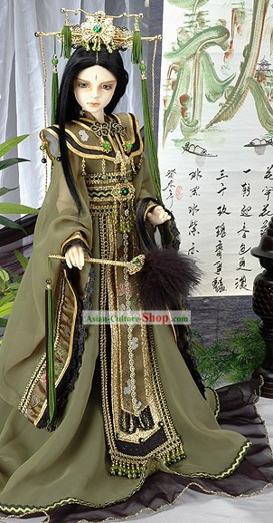 Ancient Chinese Prince Costumes and Hat Set
