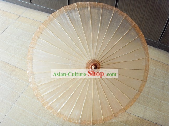 Mão chinês fez Umbrella Papel Antigo Plain Colour