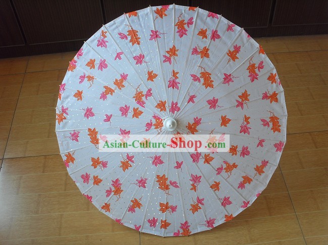 Chinese Hand Made Flower Dance Umbrella