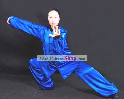 Chinese Professional Martial Arts Tai Chi Uniform Complete Set for Women