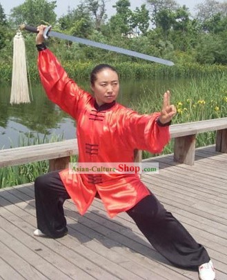 Professionnel des arts martiaux du Tai Chi Ensemble robe Maître