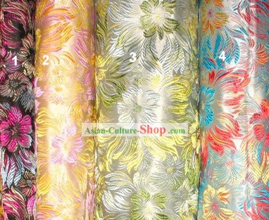 Stunning Flower Silk Fabric