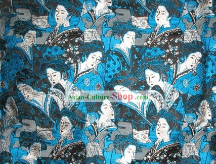 Japanese Gisha Silk Fabric