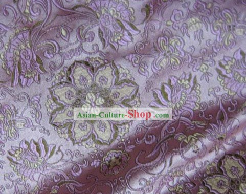 Tissu traditionnel chinois - Fleur