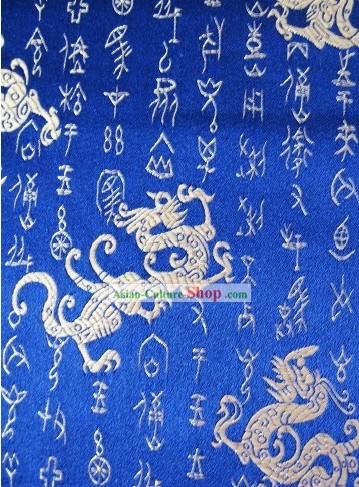 Carapace-os-script et Dragon Brocade Fabric
