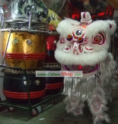 Competition and Parade HOK SAN Lion Dance Costumes Complete Set