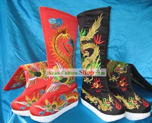 Chinesische Kaiserin Phoenix Schuhe und Kaiser Schuhe
