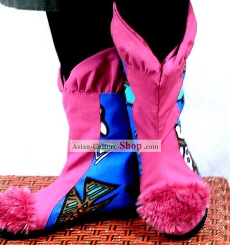 Chinese Embroidered Cloth Boots
