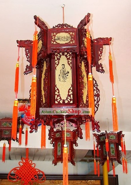 中国の伝統的シープスキンの宮殿のランタン