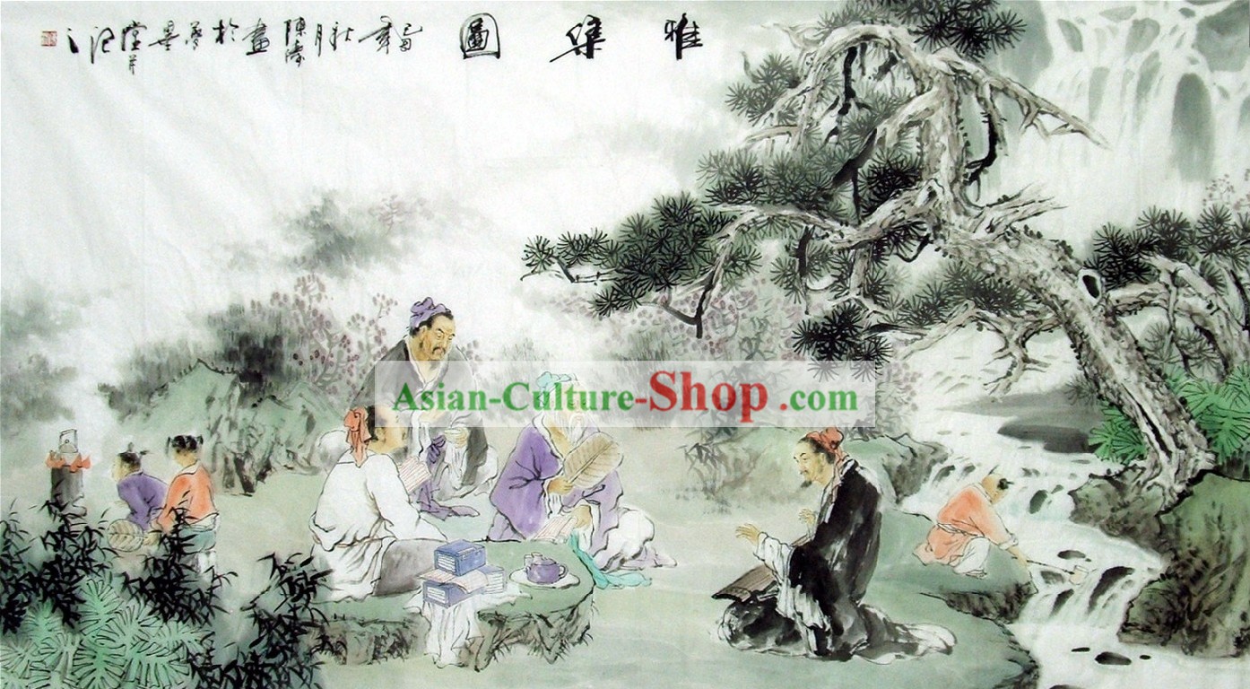 Chinese Ancient Paintings- Gathering