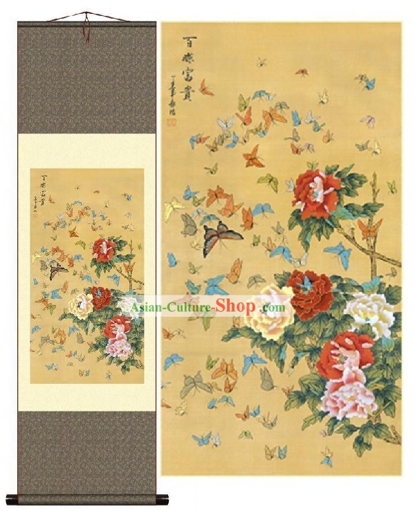 Traditional Chinese Silk Painting - Prosperous Time