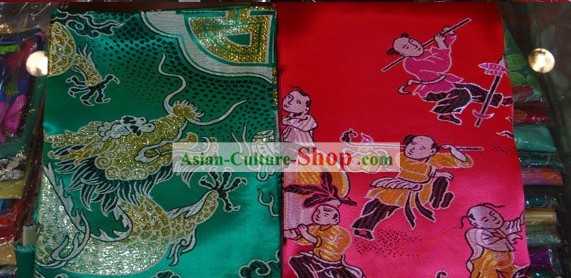 Chinese Traditional Wedding Bedcover - Hundreds of Children