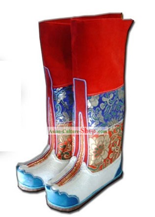 Chinese Traditional Tibetan Pulu Boots