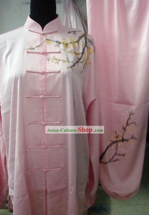 中国シルクの刺繍武術ドレス/武術服