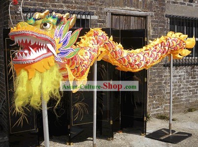 Классический китайский дракон танцевальные костюмы комплект для 3 или 4 человека