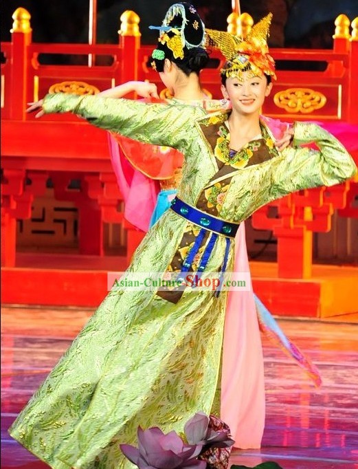 Chinese Ancient Han Costumes Comoplete Set