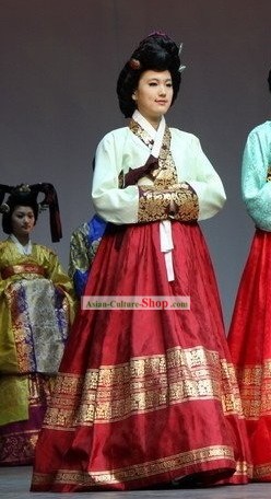 Ancient Korean Palace Hanbok Costume Complete Set