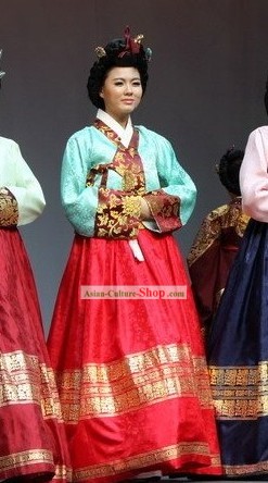 Ancient Korean Palace Hanbok Dress Complete Set