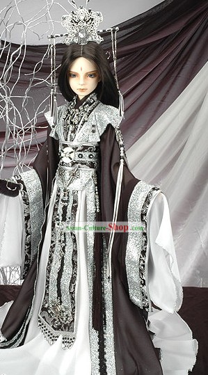 Ancient Chinese Poet Cosplay Costume Complete Set