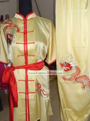 Tradicional Chinesa de Wushu uniforme e Belt