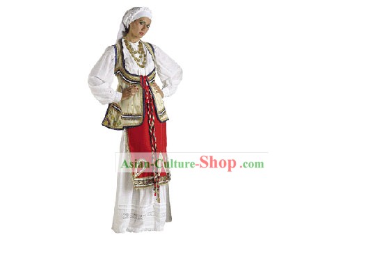 Roumeli Female Traditional Dance Costume