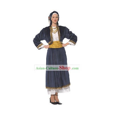 Cyclades Female Traditional Greek Dance Costume