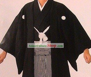 日本の伝統的な男性の着物コンプリートセット