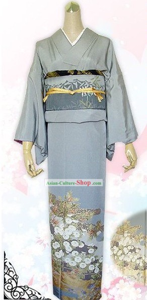 Традиционные японские кимоно принцесса Шелковый Установить