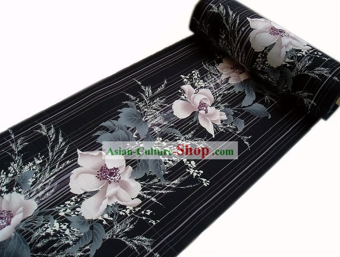 Traditional Japanese Kimono Fabric