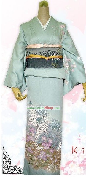 日本の女性の着物ドレスコンプリートセット