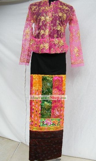 La ropa tradicional tailandés Set disfraz completo