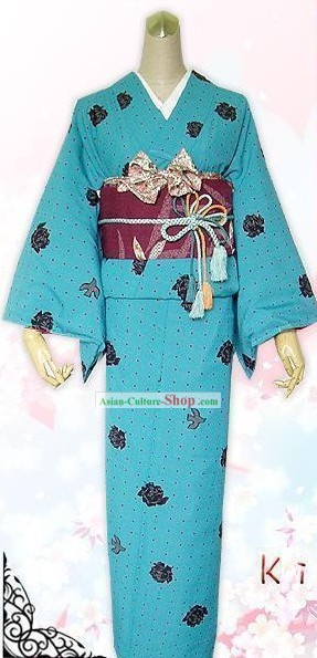 Японские кимоно Платье Пояс Гета и носки Комплекте