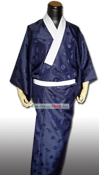 Traditional Japanese Male Kimono Dress