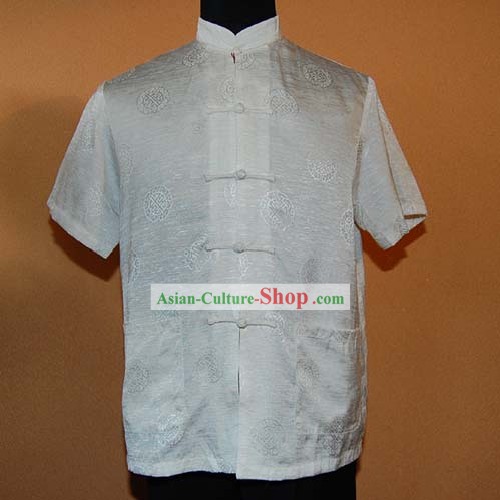 Chemise chinoise Tang pour hommes