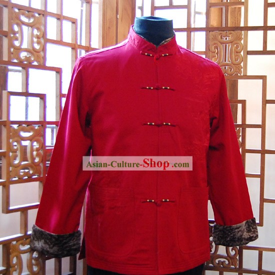 Mariage traditionnel chinois Tang Blouse pour hommes