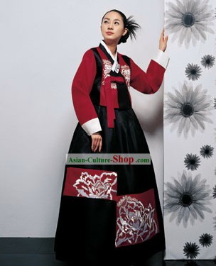 Modern Korean Hanbok Dress for Women